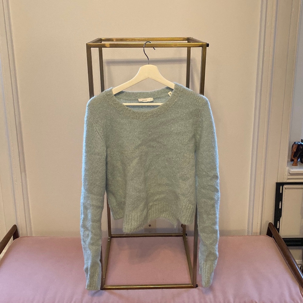 ALC Wool Sweater, Icy Blue